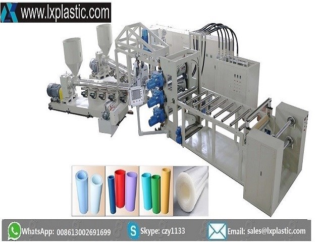 PP PS double sheet extrusion line 